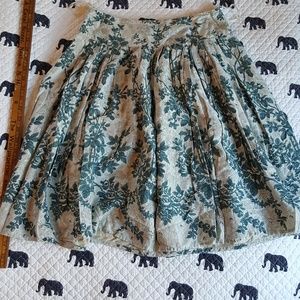 Anthropologie floral skirt sz 2